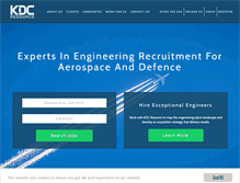 Tablet Screenshot of kdcresource.com